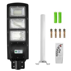 Solar Street Path Light Outdoor 180LEDs Sensor Remote Control Wireless Lamps IP65 Waterproof Lighting For Garage Front Door Garden Pathway (Option: 90W)